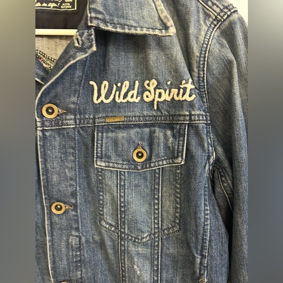 Diesel Industry Wild Spirit Women’s Jeans Jacket Size M - Picture 5 of 16